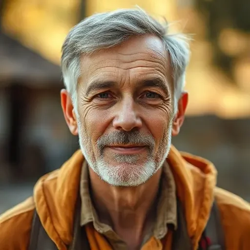 山间旅人
